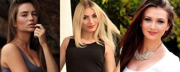 trois femmes attirantes de Moldavie