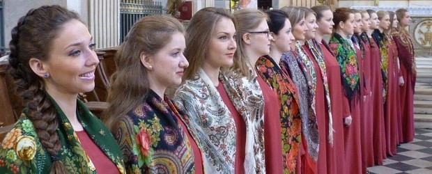 Femmes religieuse à Saint-Pétersbourg