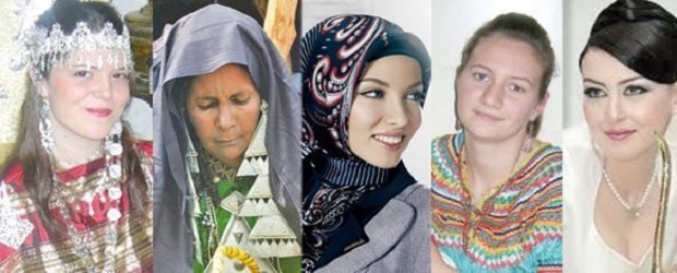 différents types de filles d'Algérie
